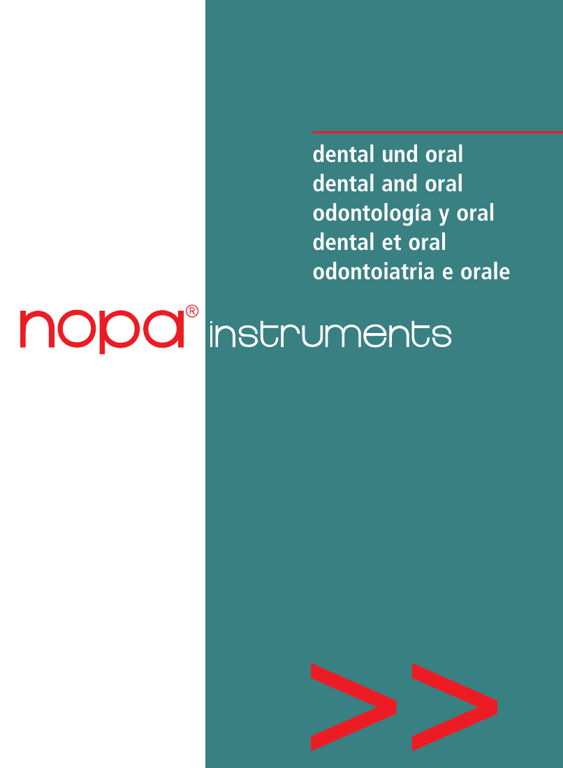 Portada del Instrumental dental y oral